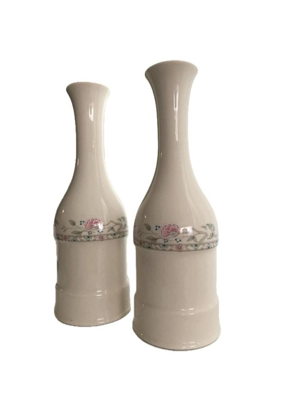 Steelite International Bud Vases Made In England (set of 2). Rare Vintage